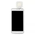 Преносима LED лампа за селфи JUP 008846, 3 степени на яркост, USB зареждане, 16 LED светодиода,  Бял, 3.8х3.8см_3