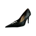 Дамски обувки на ток Jade Butterfly 8326-16-BK-35 16040, Еко кожа, 6-сантиметров ток, Декоративни кристали, 35 EU, Черен_0