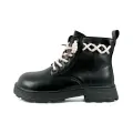 Детски боти Chippo Youth 44032-1 XX ML1, 32-37, Еко кожа, Цип и връзки, За момиче, Черен_1