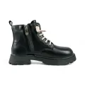 Детски боти Chippo Youth 44032-1 XX ML1, 32-37, Еко кожа, Цип и връзки, За момиче, Черен_3