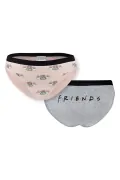 Дамски бикини Soxo Warner Bros Friends *2755066-А 90-45, 2 чифта, Памук, S, Многоцветен_0