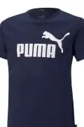 Детска тениска Puma ESS Logo Tee B #7393059 90-46, Лого, Памук, 13&ndash;14 години, 164 см, Тъмносин, Мострен продукт_1