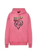 Дамски суитшърт Diesel ANG K20 Hoodie #1001721 16121-34, Regular Fit, Памук, S, Розов_1
