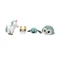 Комплект плюшени играчки Chippo 21-99-337 1-130, 4 броя, Мек плюш, 18 см, 15 см, 10 см, Многоцветен_1