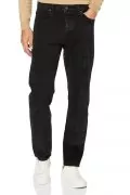 Мъжки дънки Find 7871858-A15625, Slim Fit, Контрастни асиметрични шевове, Памук, Черен, W31 1