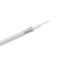 Коаксиален кабел Heitech *0919992 RO16037 DC, Кабел за сателитна антена, 10 m, 110dB, четирикратно екраниран, с висока защита от смущения, Бял_2