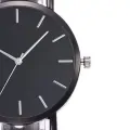 Унисекс часовник South Lane Casual Watch SL-blacksteel-301 7517578 90-3, Кварцов механизъм, 5 ATM, 41 мм, Черен_2