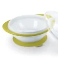 Детски комплект за хранене NUK Easy Learning 229663965 20-30, Купа за хранене с вендуза и 2 капака, BPA-free, 6 М+, Светлозелен_2