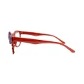 Детски очила Nerd Clear 16037-21 F OCHI-2, С панделка, Прозрачни стъкла, Hello Kitty дизайн, Червен_1