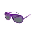 Unisex парти очила JUP Party Shutter Shades *16037-12 F OCHI-2, За партита, фестивали и забавни визии, Тъмнолилав_0