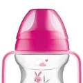Детска чаша с дръжки MAM Learn to Drink Cup *228600287 8865-39, Система против разливане, 190 ml, 6+ месеца, Розов_1