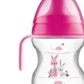 Детска чаша с дръжки MAM Learn to Drink Cup *228600287 8865-39, Система против разливане, 190 ml, 6+ месеца, Розов_2