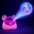 Игрален комплект за момиче Chippo Прожектираща чанта 504407 F, със светлина и музика, с прожектор, 90 части, 18 см, Розов_1