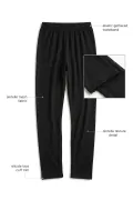 Комплект дамски термо клинове JUP 17815406 10-69, 2 броя, Термо бельо, L/XL, Черен_2