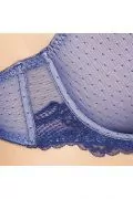 Дамски сутиен Find Iris&Lilly 2203065-A14783, С дантела, Регулируеми презрамки, Син,  75G_3
