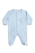 Бебешка пижама Babybow 8030-1 90-52, Дълъг ръкав, Затворен крачол, С бродерия, За новородено, 0-3 месеца, До 4кг, Син_0