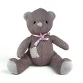 Плюшена играчка Chippo 21-133-219, Мече, Стабилна седяща форма, Мек плюш, 28 x 26 см, Сив_1