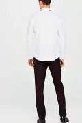 Комплект мъжки ризи Hem & Seam 2305998-A15625, Regular fit, 2 броя, 15.5'' яка, Бял/черен, /M_4