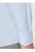 Мъжка риза Find 2311852-AZ14495, Regular fit, Яка Кент, Контрастно син, Яка 41 cm, M_3