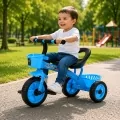 Детско колело триколка Chippo 5364868, С педали и 2 кошници, Син_1