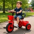 Детско колело триколка Chippo 5364868, С педали и 2 кошници, Червен_1