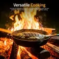 Комплект чугунени тигани Kichly 0011377 DC, Предварително омаслени, 3 броя &ndash; 15 см, 20 см и 25 см, Черни_5