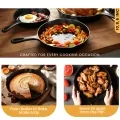 Комплект чугунени тигани Kichly 0011377 DC, Предварително омаслени, 3 броя &ndash; 15 см, 20 см и 25 см, Черни_7