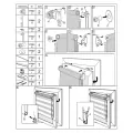 Двойна ролетна щора Woltu 7022030 ML2-25-2, Duo Rollo, Без пробиване, EasyFix, Регулируема светлина, 90 x 220 см, Бял_5