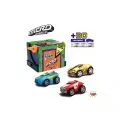Комплект количка с гараж и татуировки Splash Toys Micro Wheels 306113-3, 7 см гараж, 3 колички и 4 татуировки Cars, Многоцветен_2