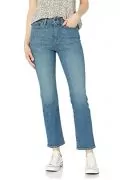 Дамски дънки Find Goodthreads AZ14125-3182565, С висока талия, Прави, Син, W26/S 1