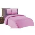 Комплект спално бельо La Maison SPL-BEL-LAMAI-3P-PK-240, 3 части, Плик - 240х200/220, 2 калъфки 65х65 см, Розов_0