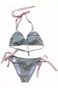 Дамски бански JUP Tiara Caliano DSW-23-61 b5782, От 2 части, Без подплънки, Сив/Розов, M_0