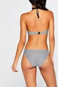 Дамски бански Find Iris & Lilly 4475737-AZ14496, Долна част-Бикини, Нормална талия, Дизайн на квадратчета, Черен/Бял, M_1