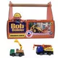 Дървен пъзел Bob the Builder 87420, 6 изображение, 22 части, с 2мини конструктни коли,  175x140x35mm, Произведено в чехия 1