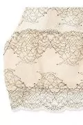 Дамско бюстие MAE 4657759-AZ14458, Високо деколте, Дантела, Бежов, 2XL EU_4
