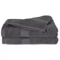 Комплект кърпи за баня Twentse Damast KRP-TWEN-2PK-DGR-60-110, 2 броя, 60x110см, 500 г/ m&sup2;,  Тъмносив_0