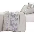 Комплект спално бельо Fancy Embroidery Casy SPL-BEL-CAS-2P-GR-140, 2 части, Плик - 140х200/220, 1 калъфка 60х70 см, Сив_0
