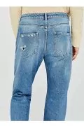Мъжки дънки Find 6444656-A15625, Slim Fit, Протрит ефект, Памук, Син деним, W36_3