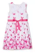 Детска рокля Happy Girls AZ14125-6706580, С пеперудки, Бял/розов, 3 години, 98 см_1