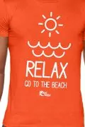 Мъжка тениска Cressi 094267-A3534, Relax Go to The Beach, Оранжев, L_2