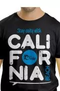Мъжка тениска Cressi California Beach 094625-A3534, Памучна, Черен, XL_2