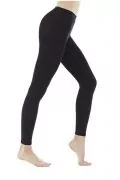 Дамски клин JUP, Плътен чорапогащник, Без пета, Черен, S/M, LEG-THICK-D-BK-SM._0