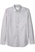 Мъжка риза Find Goodthreads AZ14508-8042714, Памучна, Тънко райе, Тъмносин, L EU_1