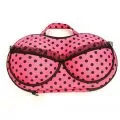 Чанта за съхранение на сутиени JUP BAG-BRA-DOT-PK, При пътуване, Ярко розов на точки_0