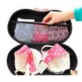Чанта за съхранение на сутиени JUP BAG-BRA-DOT-PK, При пътуване, Ярко розов на точки_1