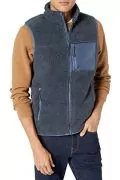 Мъжки поларен елек Find Goodthreads 8855666-AZ14496, С джобове, Сив, XS_0