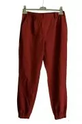 Дамски панталон Only Blue Denim 15214987 10-73, Ластик на талията и на крачовите, Бордо, 38_0