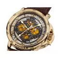 Мъжки автоматичен часовник Pionier Dublin  GM-508-3, Златисто/кафяво; 16231815, 11-26-748_2